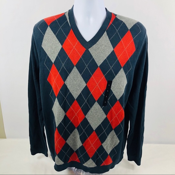 Banana Republic Other - Banana Republic | Mens Argyle V-Neck Sweater Large